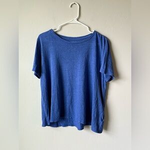 Eileen Fisher Blue Knit Top